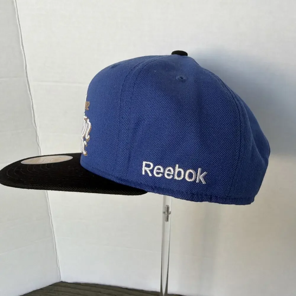 NHL Winter Classic 2012 Reebok Snapback Hat Cap Blue Black 100% Wool